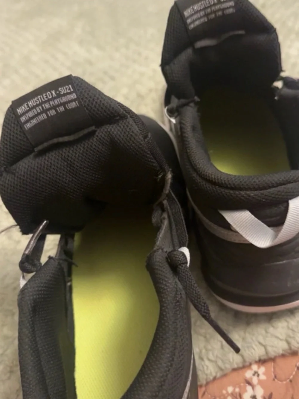 Nike Kids' Nike Black and Silver High-Top Sneakers